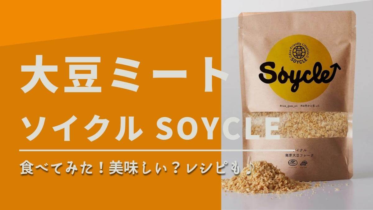 大豆ミート【SOYCLE ソイクル】を食べてみた！